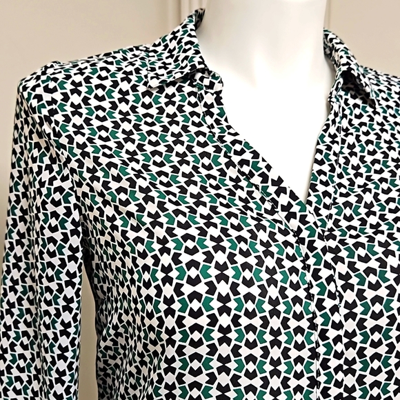 Worthington Button-down Blouse - Picture 2 of 5